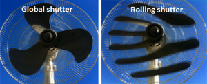 滾動快門 (Rolling Shutter) 與全域式快門 (Global Shutter) 的區別