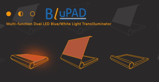 BluPAD Dual LED Blue/White Light Transilluminator BluPAD Dual LED Blue/White Light Transilluminator