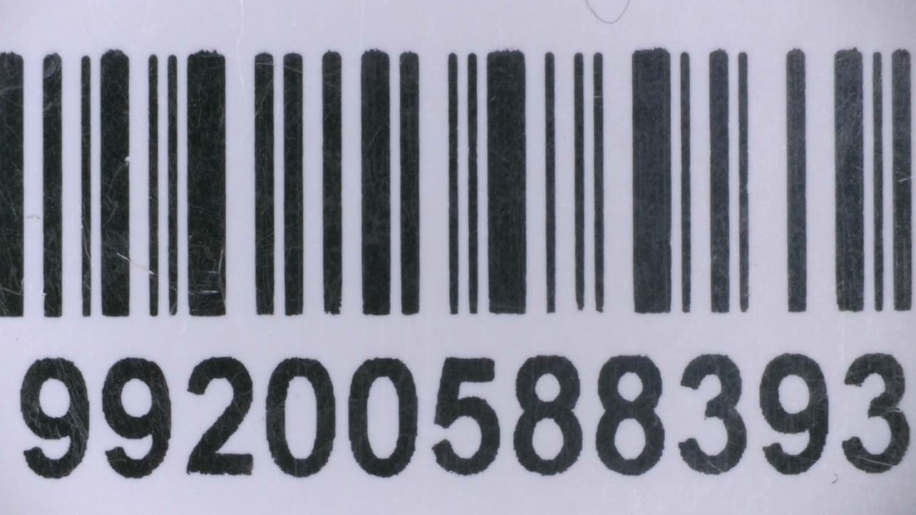 1D bar code captured with ZM0756U830A